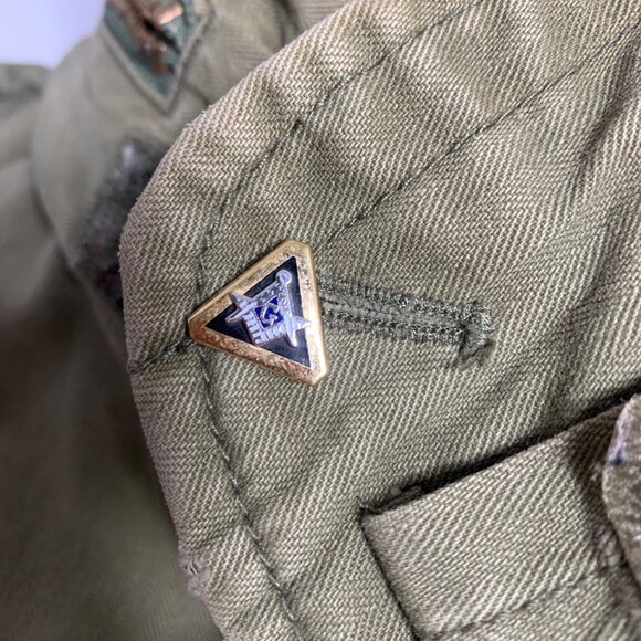 Ralph Lauren Denim Supply Jacket M-65 Camo Military Patches Pins USA Field L - Picture 16 of 16